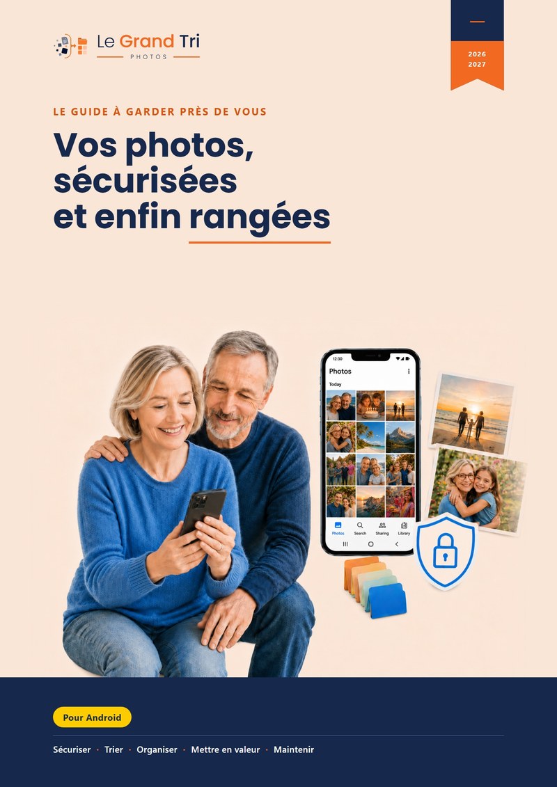 Couverture du guide « Vos photos, sécurisées et enfin rangées »